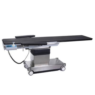Stainless Steel Electric Hydraulic Operating Surgical Table for C Arm