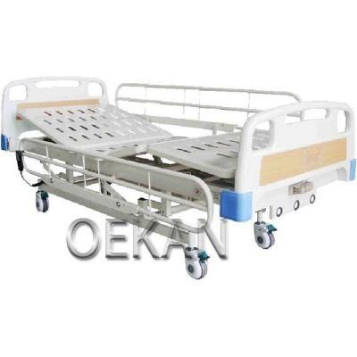 Hospital Movable Patient Electric Control Ward Room Bed Folding Medical Care Nursing Bed