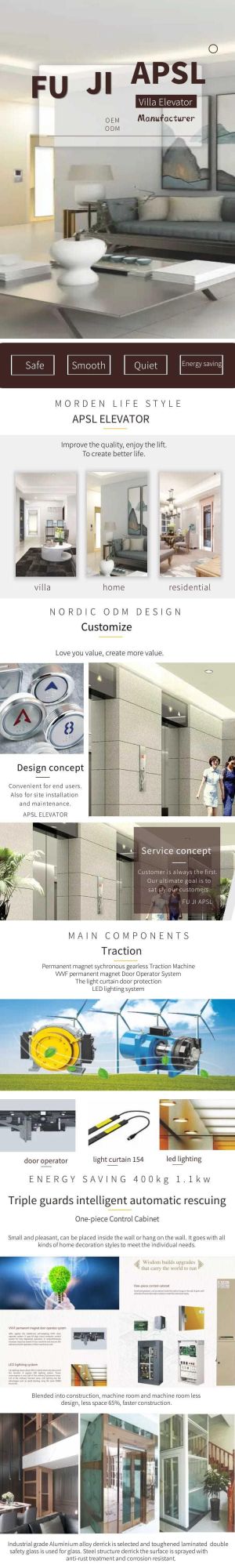 FU JI APSL WHEELCHAIR ELEVATOR LIFTS