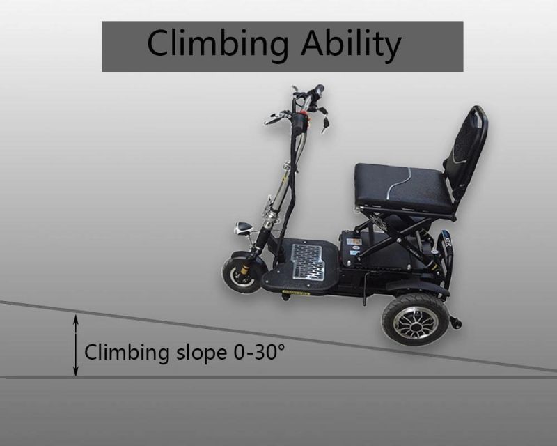 Low Price Height Adjustable Power Mobility Scooter for Disabled Ml-6007