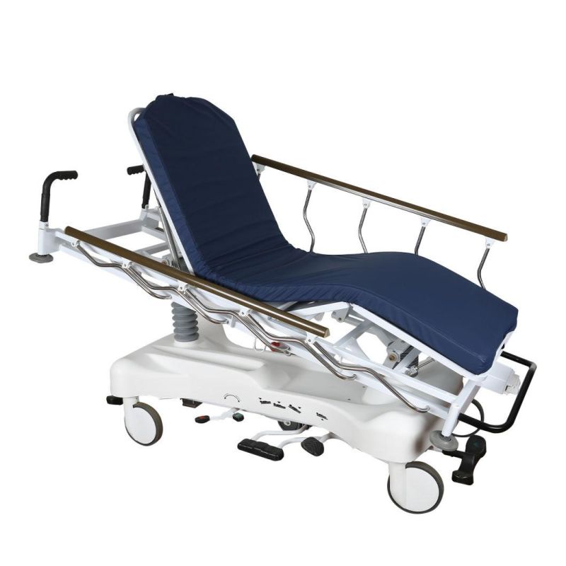 Medical Hydraulic Emergency Hospital Furniture Patient Transfer Trolley Stretcher