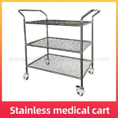 1-3 Layers Stainless Steel Medical Instrument Trolley for Hospital Medical Instrument