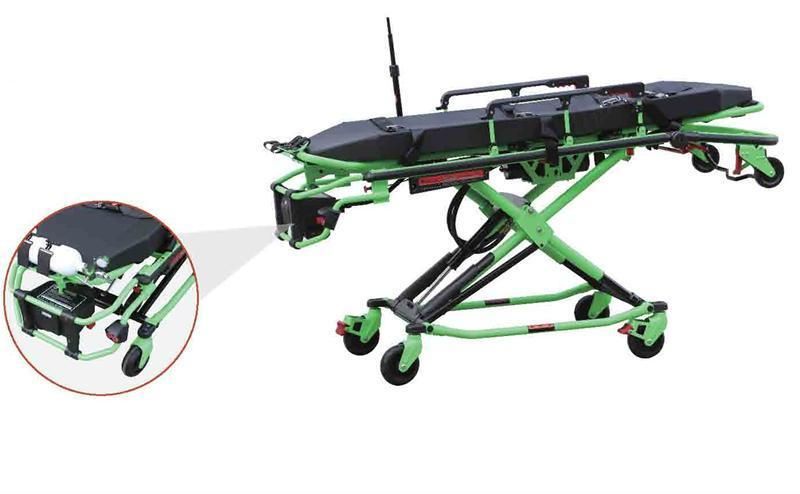 Aluminum Alloy Powered Ambulance Stretcher Electric Automatic Loading Stretcher