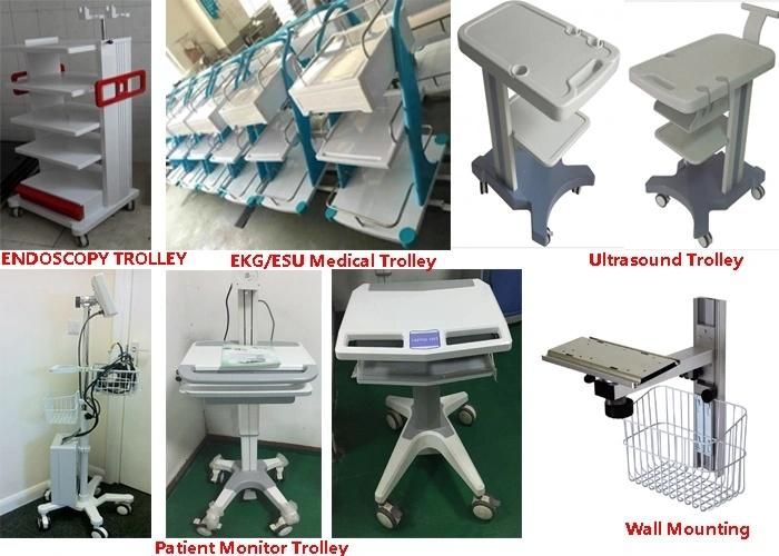 Five Layer Patient Monitor Trolley ECG/Endoscope Trolley