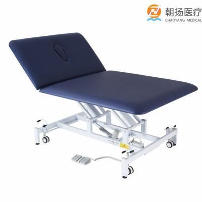 Hospital Physical Therapy Bed 2 Section Electric Training Bobath Treatment Table
