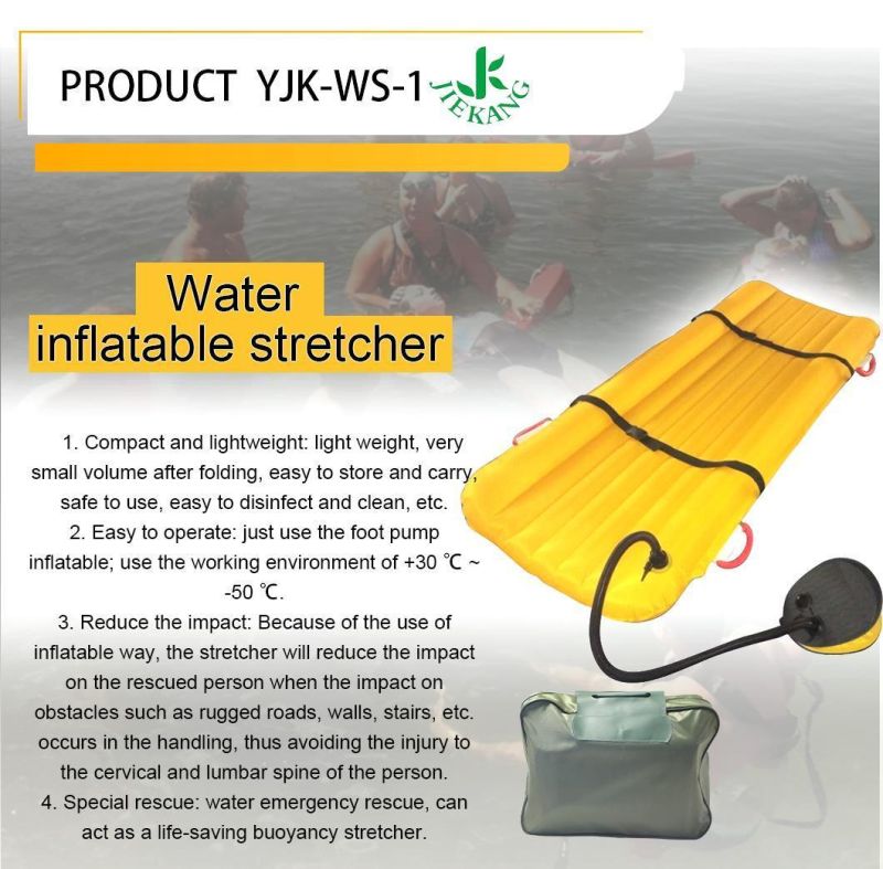 Wholesale Price Water Swimming Emergency Rescue Inflatable Stretcher