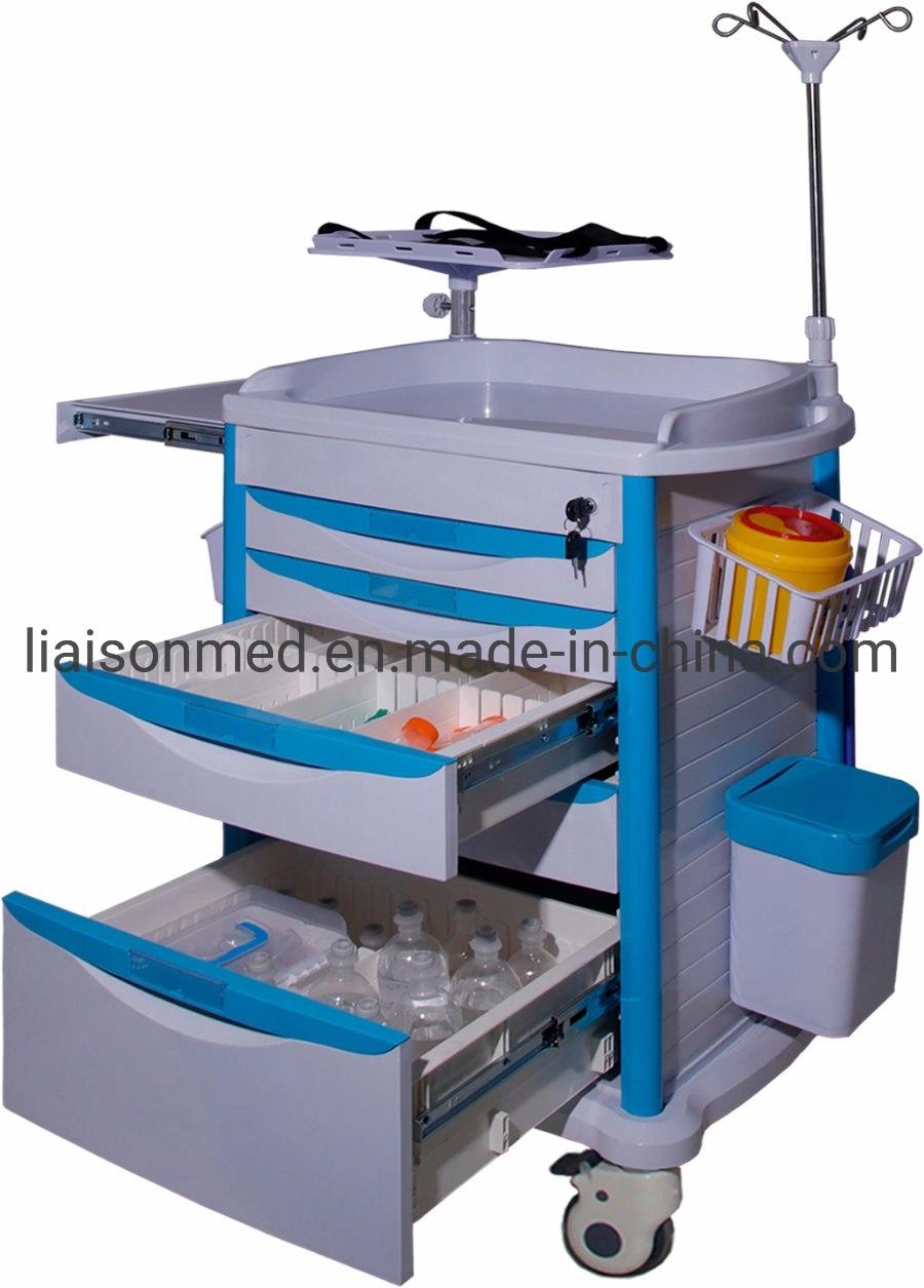 Mn-Ec002 Emergency Room Fresh ABS Medical Trolley