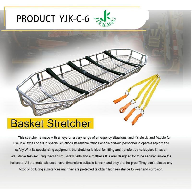 Wholesale High Strength Medical Equipment Marine Rescue Basket Stretcher