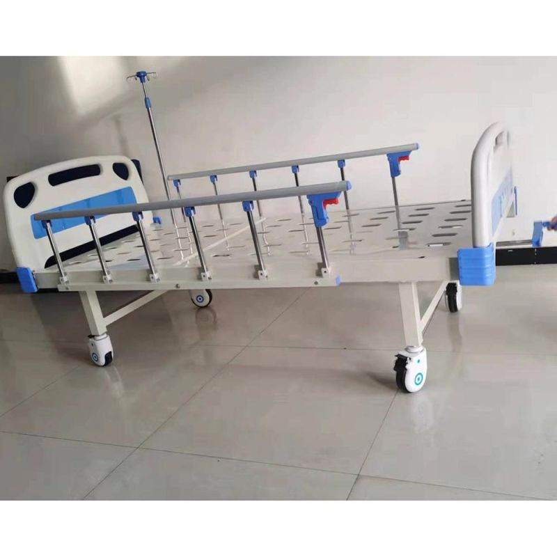 Medical Equipment One Crank Back Lift Hospital Bed One Function Hospital ICU Nursing Patient Bed