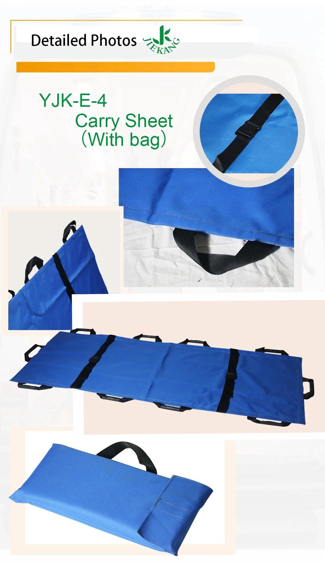 Lightweight Portable Professional Hospital Ambulance Carry Sheet Stretcher with Bag