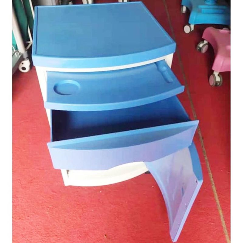 High Quality ABS Plastic Medical Hospital Bedside Cabinet Bedside Table Bedside Locker
