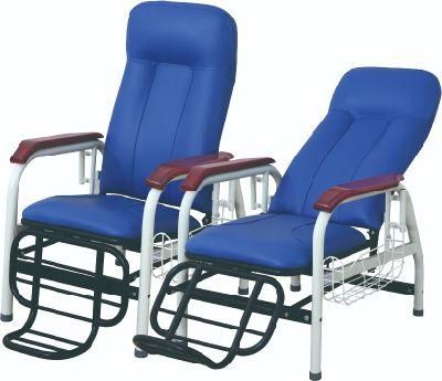 Comfortable Hospital Patient Transfusion Medical Attendant Recliner Adjustable Infusion Chair