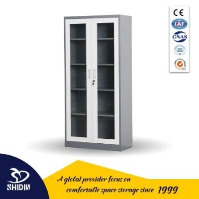 China Factory Acrylic Glass Door Metal Office Filing Cabinet Furniture