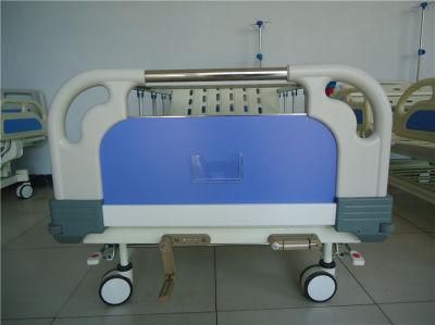 CE ISO Certified Rehabilitation Products 2 Cranks Manual Hospital Bed Sale