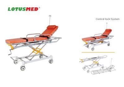 Lotusmed-Stretcher-01024 Aluminum Alloy Stretcher Emergency Bed