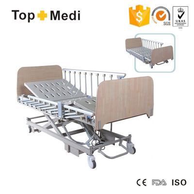 Topmedi Folding Three-Function Electric Power Hospital Bed with FDA Ce