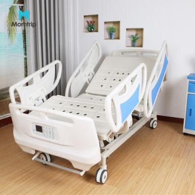 Wholesale Luxurious Electric Adjustable 5 Function Electric Hospital Nursing Fowler&prime; S Bed for Cardiac Patients