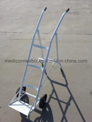 Medical Steel Oxygen Cylinder Bottle Cart Cylinder Trolley