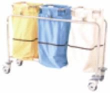 Dirty Clothes Trolley Crash Hospital Liene Patient Used Cart
