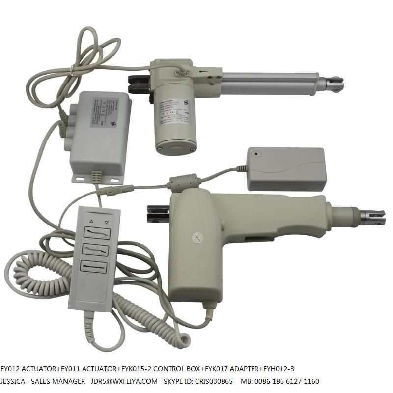 DC 12V or 24V Electric Actuator 400mm Stroke 3000n