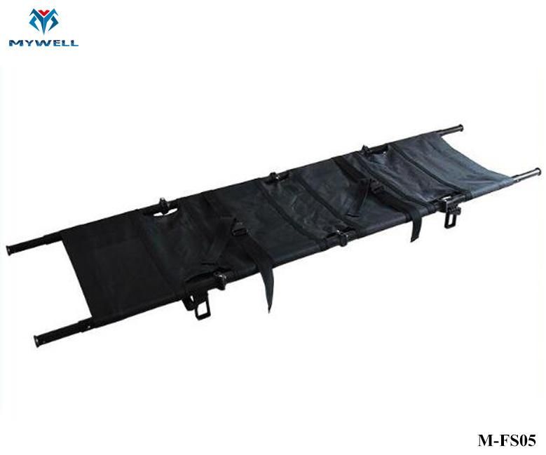M-Fs05 Portable and Foldable Aluminum Alloy Battlefield Bed Folding Stretcher