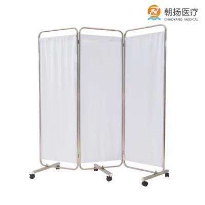 Wholesale Portable Hospital Furniture 3 Fold Ward Screen Cy-H805