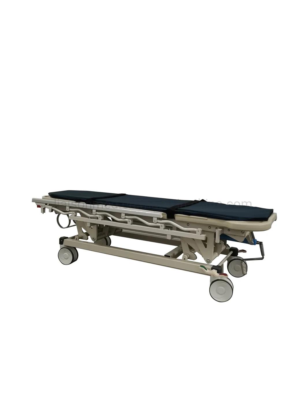 Mn-SD006 CE&ISO Medical Hospital Adjustable Aluminum Alloy Emergency Ambulance Stretcher