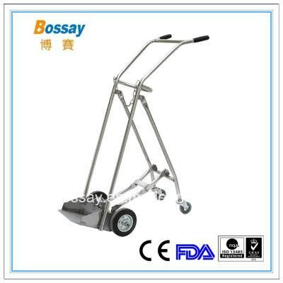 Stainless Steel Oxygen Cylinder Hospital Trolley