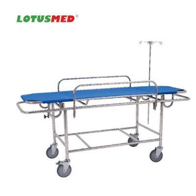 Lotusmed-Stretcher-01022 Aluminum Alloy Stretcher Emergency Bed