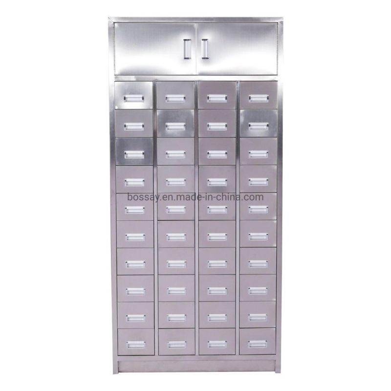 Medical Cupboard Stainless Steel Hospital Cabinet for Traditional Chinese Medicine
