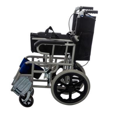 Best Sell Portable Lightweight Manual Wheelchair for Disabled 16s