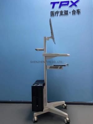 Medical Tablet PC System Mobile Trolley Cart