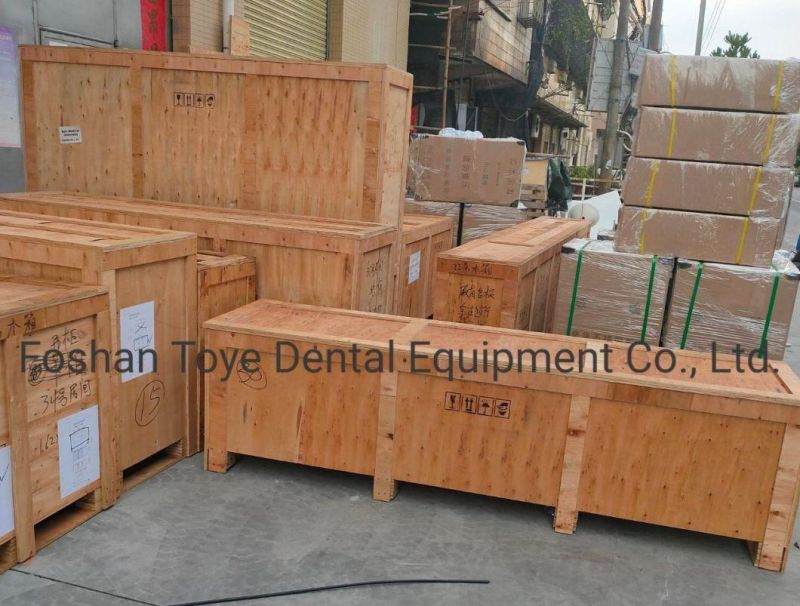 5 Drawer Glass Table Dental Cabinet