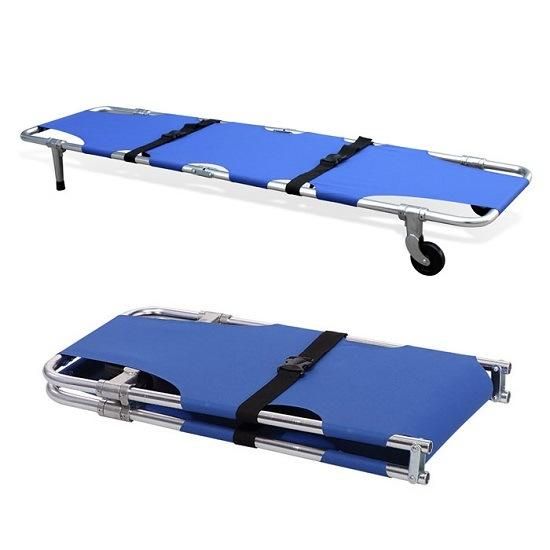 Portable First Aid Rescue Ambulance Folding Stretcher with Wheels (RC-F8)