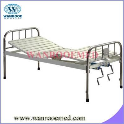 Stainless Steel 2 Crank Simple Manual Bed
