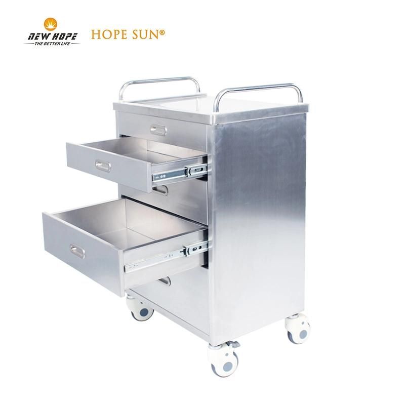 HS6209A Medical Equipment Drug and Anesthesia Trolley Cart