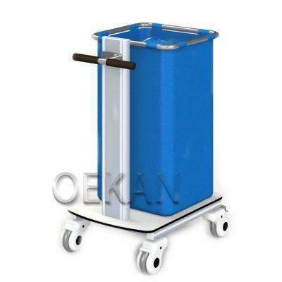 Hospital Mobile Cleaning Trolley Medical Dirt Storage Cart