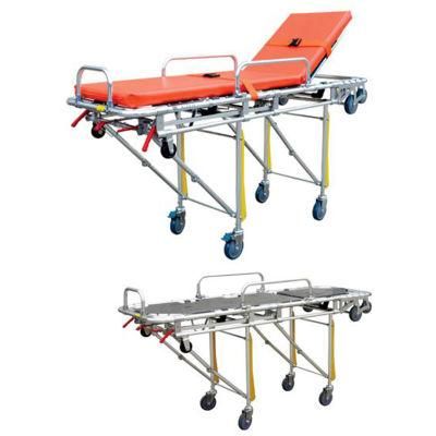 Emergency Patient Stretcher First Aid Stretcher Stainless Steel Hospital Laundry Trolley