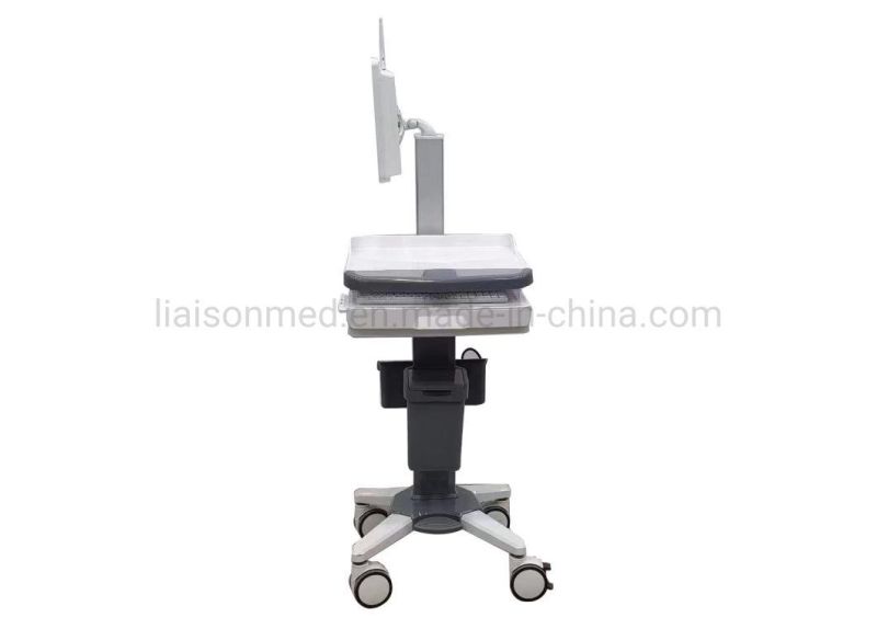 Corrosion Resistance Blue Liaison Carton Package 750*475*930mm Medical Computer Cart