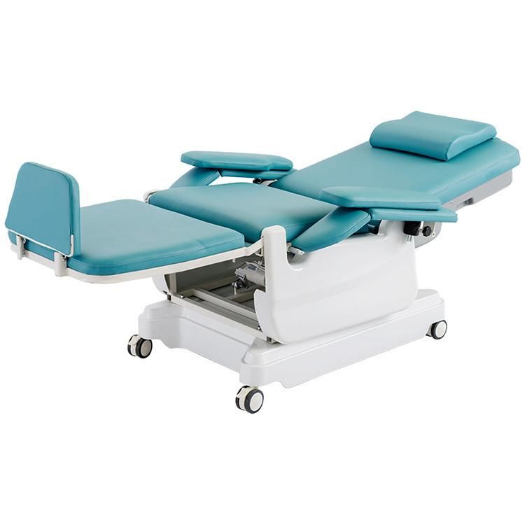 Modern Medical Electric Blood Donation Hospital Dialysis Used Electric and Manual Infusion Chair