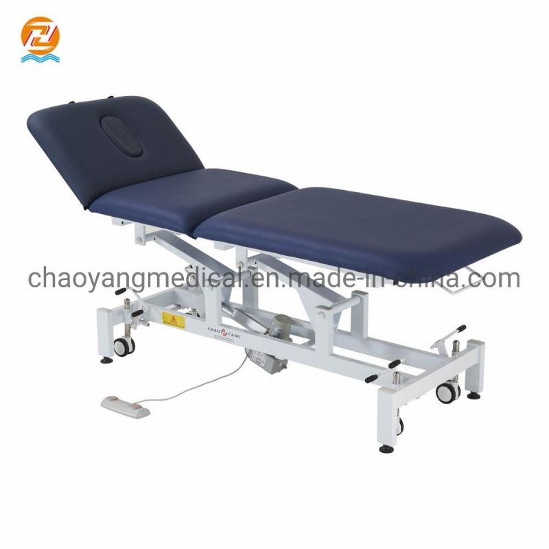 Adjustable Electric Physiotherapy Treatment Massage Table Bed