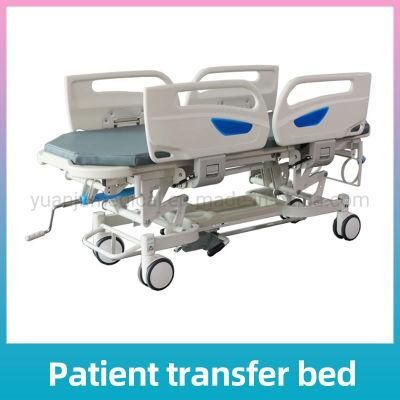 Gastroscope Center Patient Transfer Bed, Manual Patient Transfer Stretcher Transport Gurney Bed