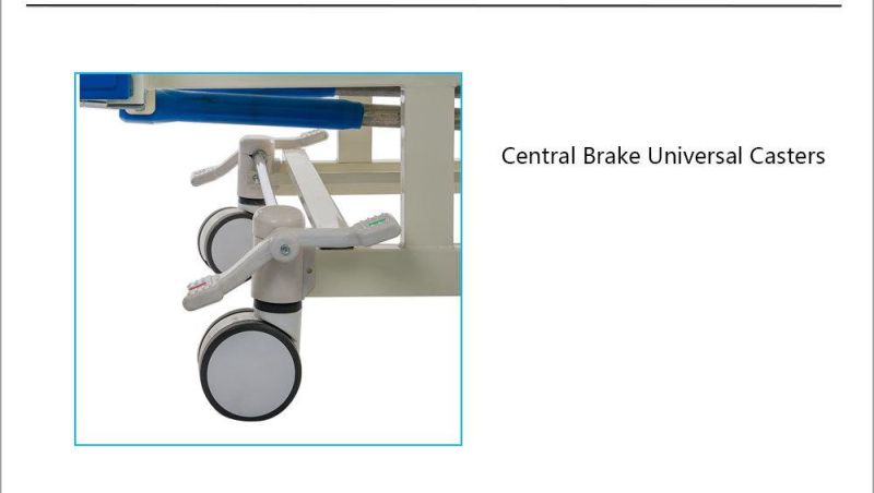 Manual Hospital Equipment Bed with ABS Side Rail Bc02-3