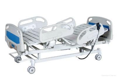 Hospital Semi-Fowler Patient Bed with ABS Headboards