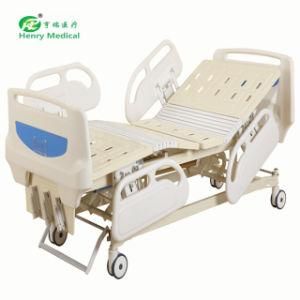 Manual Three Crank Medical Bed Hospital Bed Sick Patient Bed (HR-631)