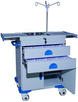 Mn-Ec014 5 Layers Fast Delivery Medication Cart for Hospital