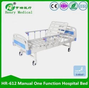 Hospital Bed/One Crank Manual Patient Bed/Hospital Bed for Sale