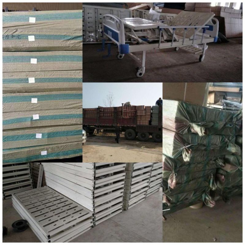 Cheap Price ABS Double Cranks Common Medical Manual Hospital Bed