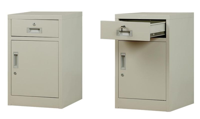 Hospital Storage Equipment Bedside Medical Cabinet Metal