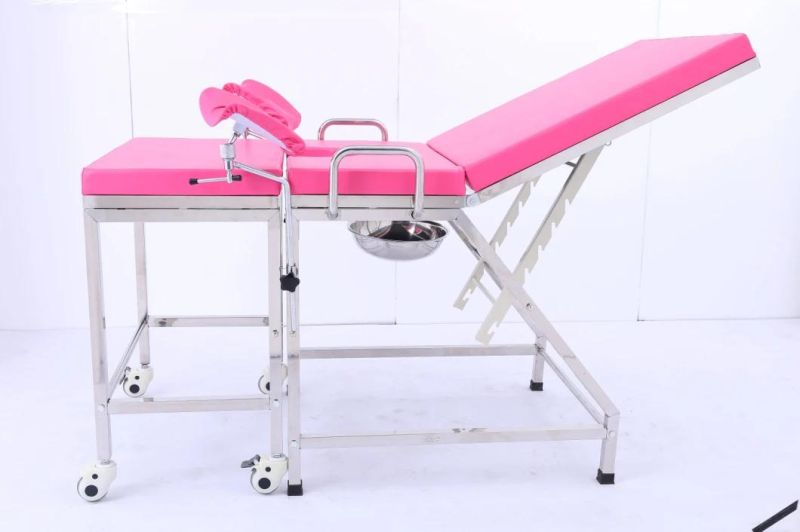 Stainless Steel Gynecological Examination Bed Jyk-B7205